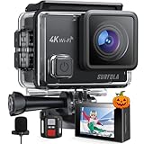 Surfola Cámara Deportiva 4K 30FPS, 20MP Surfola...