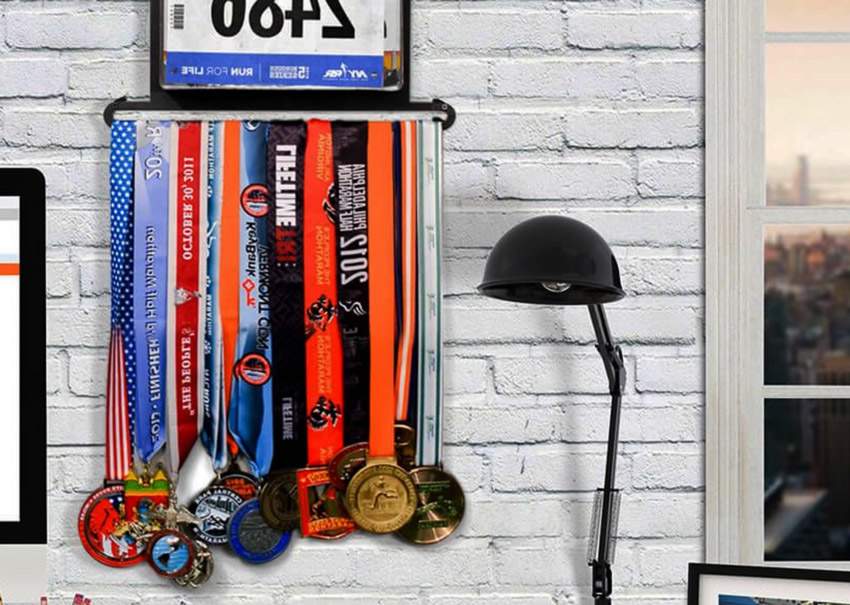 Medallero running: cuelga tus medallas de carreras y dorsales deportivos